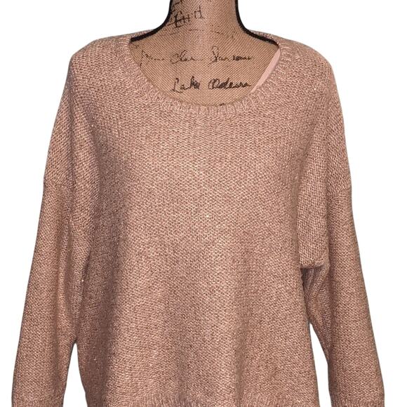 Sweater peach warm Jennifer lopez Sparkly - Picture 1 of 10